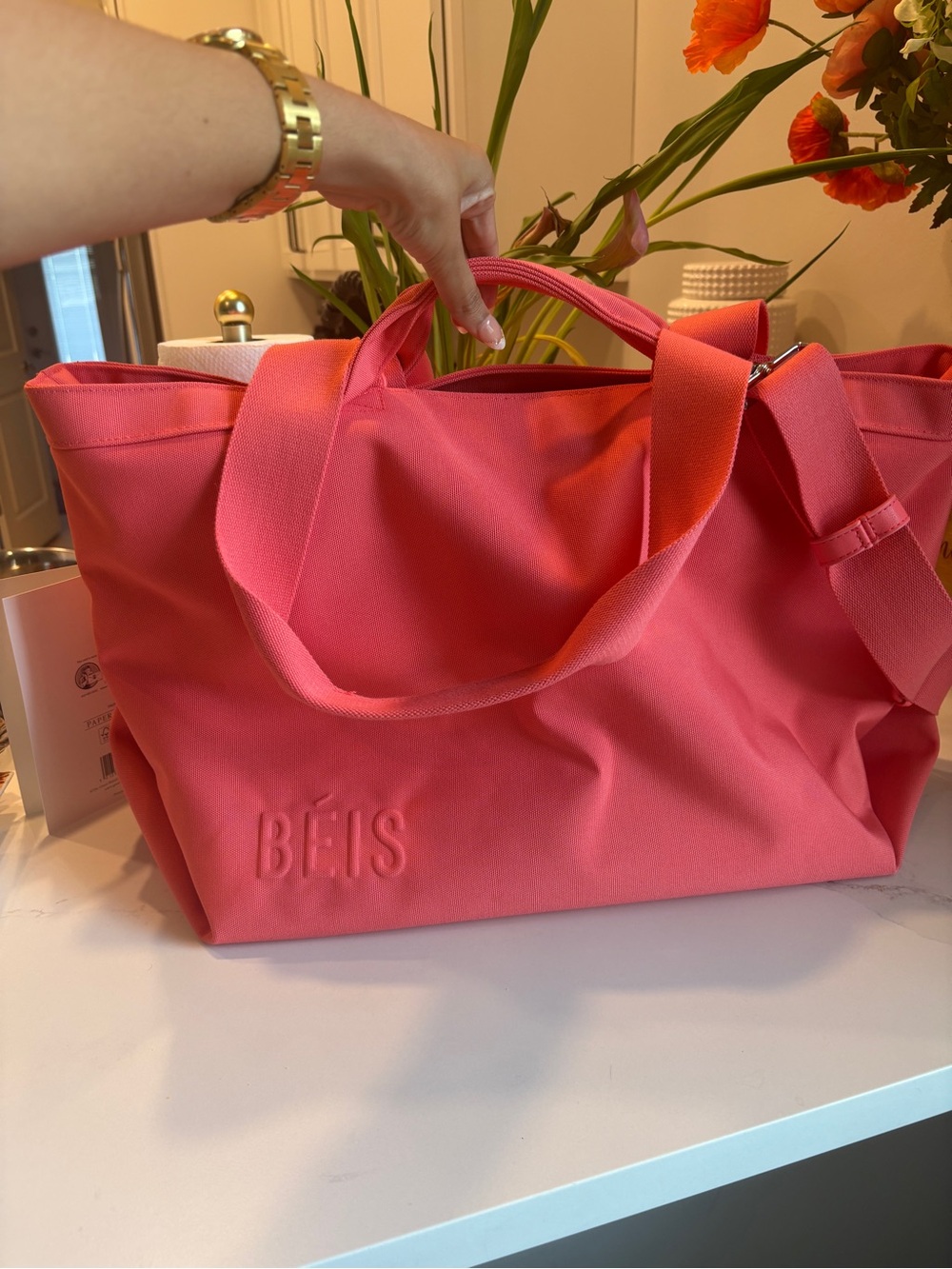 Beis x Poppi Travel Tote